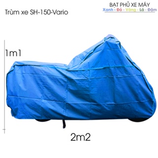 Bạt phủ xe máytrùm xe máy SHmode-Vario Size 2m2 nặng đến chống thấm,bụi
