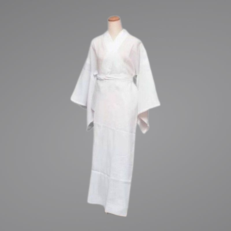 ⭐Hàng Có Sẵn⭐Áo Kimono Yukata Màu Trắng Có Tay Bên Trong Hàng Có Sẵn Áo Sơ Mi Cơ Bắp Dài Lót Kimono Nhật Bản
