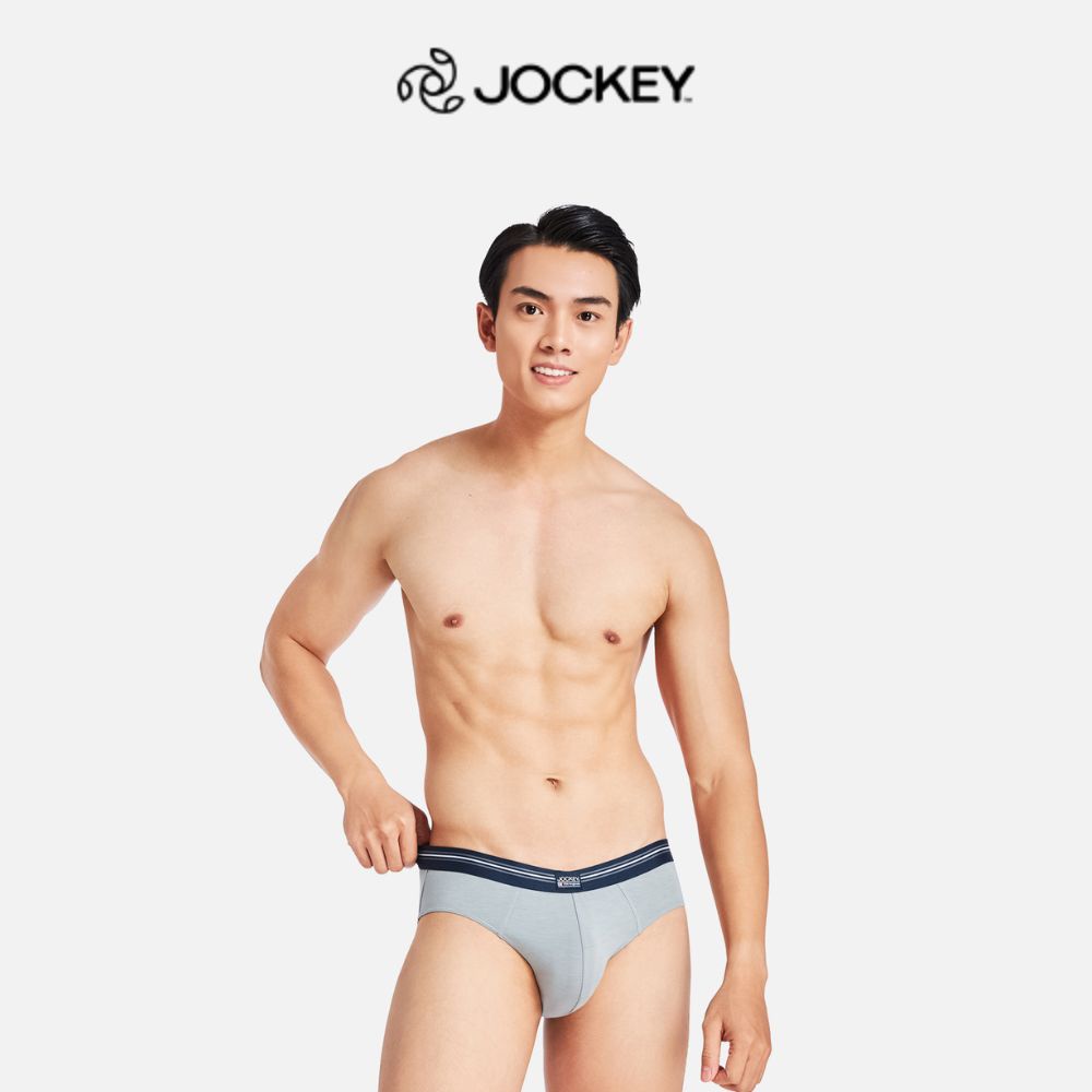 Quần Lót Nam Bamboo Jockey Dáng Trunk Boxer Co Giãn Thoải Mái Màu Xám Nhạt - J1248_P1