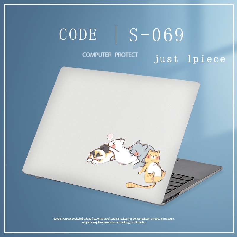 HUAWEI Tấm Phim Dán Trang Trí Laptop 1pc 11 Pro / 11 Họa Tiết Hoạt Hình Dễ Thương