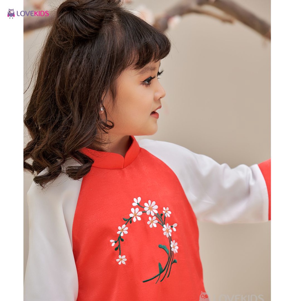 Áo Dài Bé Gái Lovekids, Daisy 03