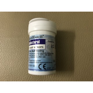 QUE THỬ MỠ MÁU, CHOLESTEROL CHO MÁY ĐO EASY TOUCH GCU ET322 (10 QUE)