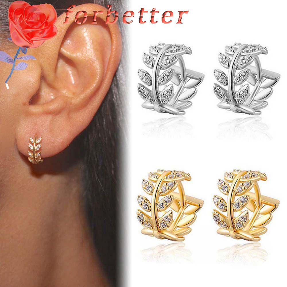 Khuyên Tai Dạng Vòng Đính Đá Lấp Lánh Cho Nữ