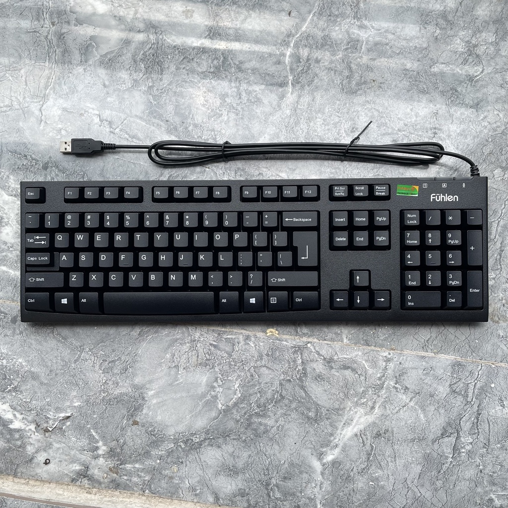 Bàn Phím Có Dây Fuhlen L411 USB - Hàng Chính Hãng I Máy Tính Quốc Dũng