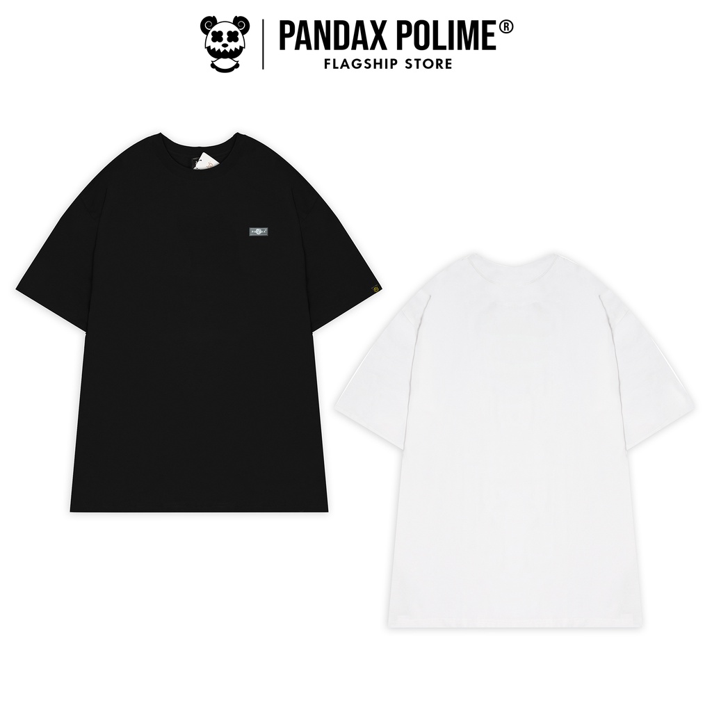 Áo thun tay lỡ PANDAX Signature logo , basic tee local brand unisex , oversize nam nữ premium cotton 100%