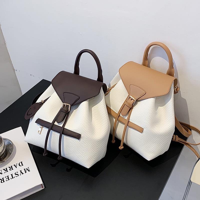 Balo mini thời trang nữ da pu cao cấp chất lượng cao giá rẻ túi xách vintage kẻ caro