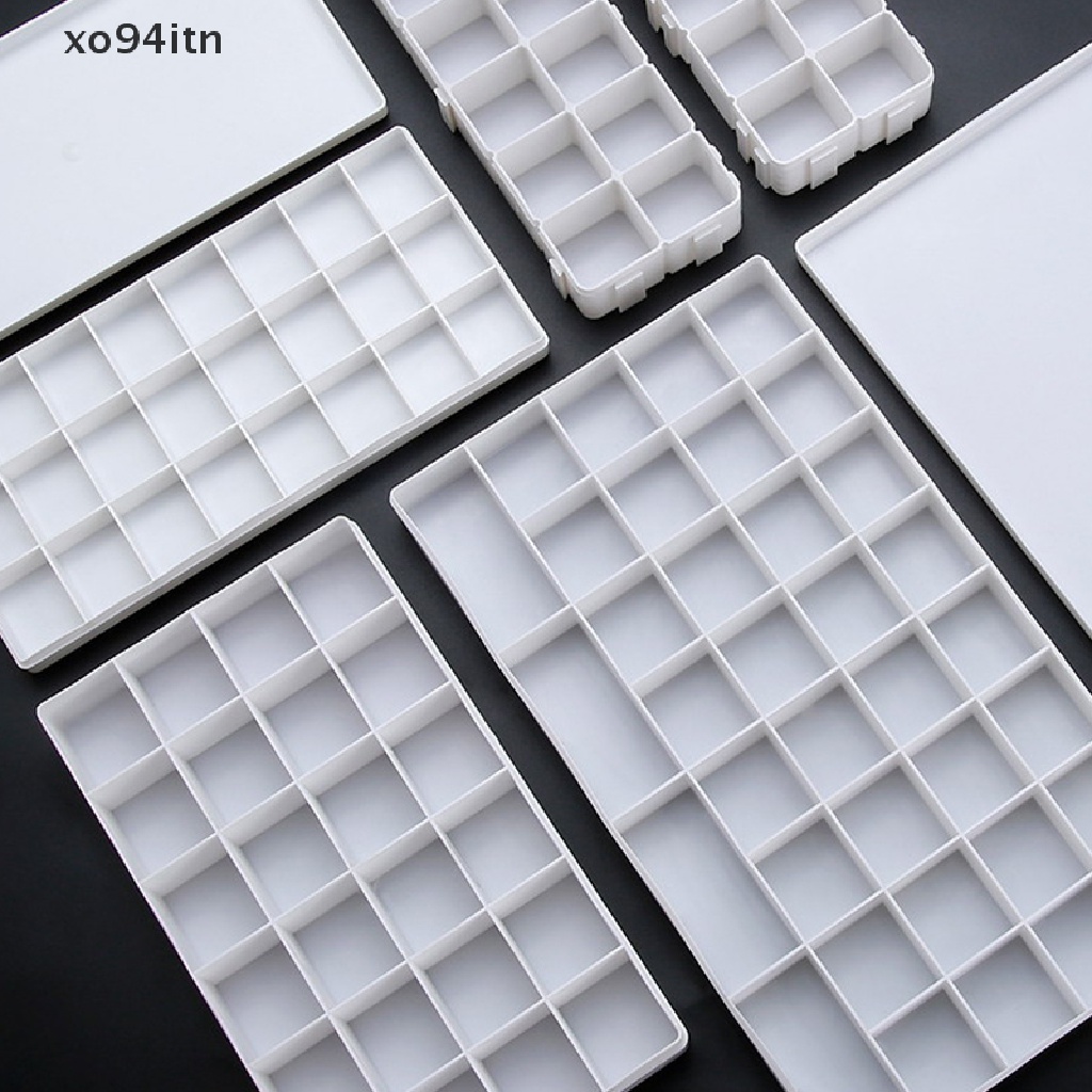 Khay Đựng Màu Vẽ Tranh Sơn Dầu Có Nắp Mềm Bằng Nhựa Acrylic