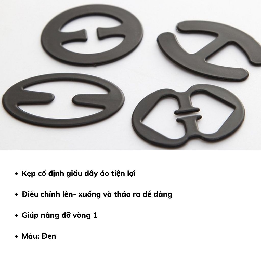 Kẹp điều chỉnh dây áo ngực, giúp giấu dây áo tiện lợi dễ sử dụng JOCOSI 0484