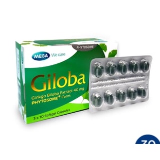 GILOBA 40 - Mega We Care - Cao lá bạch quả Ginkgo giloba