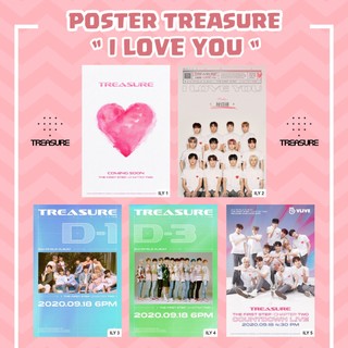 Poster a4 dán tường treasure the first step chapter two i love you