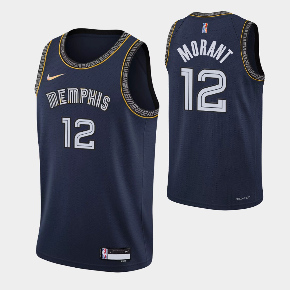 Áo Bóng Rổ Nam Memphis Grizzlies 12 Ja Morant