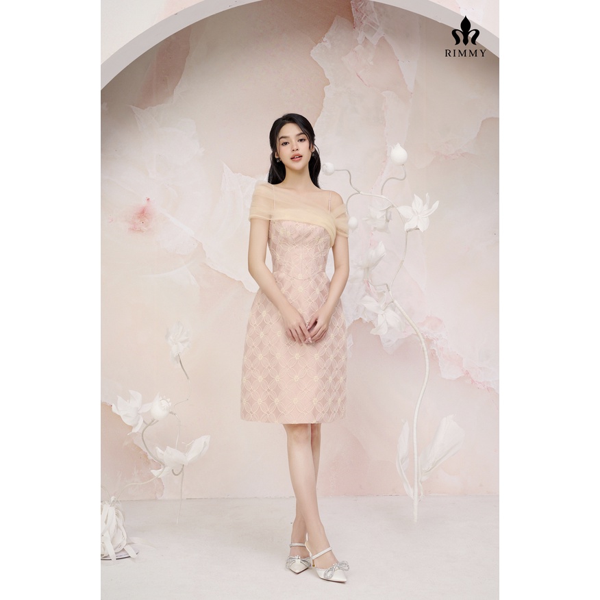 Đầm thiết kế tiệc trễ vai kiêu sa lộng lẫy Festa Dress [RIMMY]