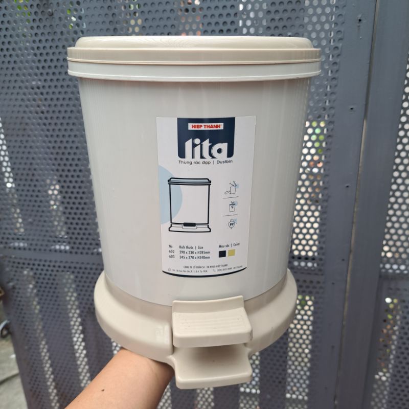 Thùng Rác Nhựa Chân Đạp Màu Mới – Thùng Rác Nhựa Nắp Lật – Kích Thước Nhỏ Dành Cho Văn Phòng, Phòng Ngủ
