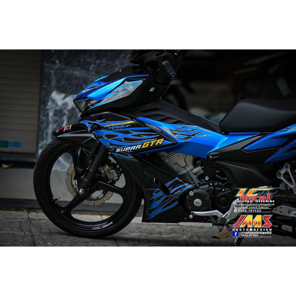 TEM RỜI Winner X mẫu lửa xanh GTR siêu hot - bền màu kháng nước