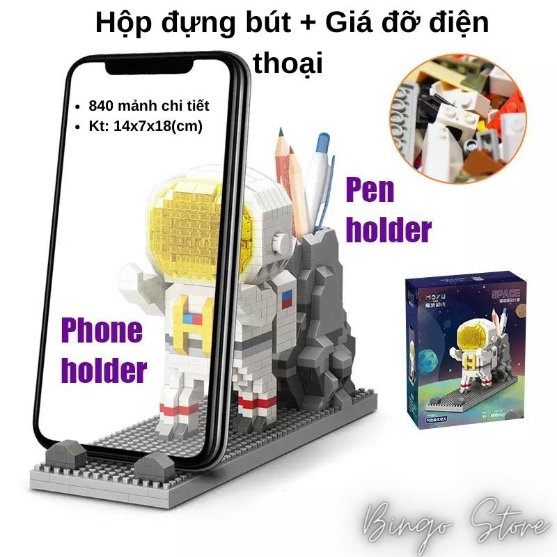 BỘ SƯU TẬP MÔ HÌNH LẮP RÁP HỘP BÚT PHI HÀNH GIA KÈM ĐÈN LED