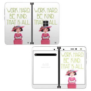 Skin decal dán Surface Duo mẫu Work Hard (đã cắt sẵn, dễ dán)