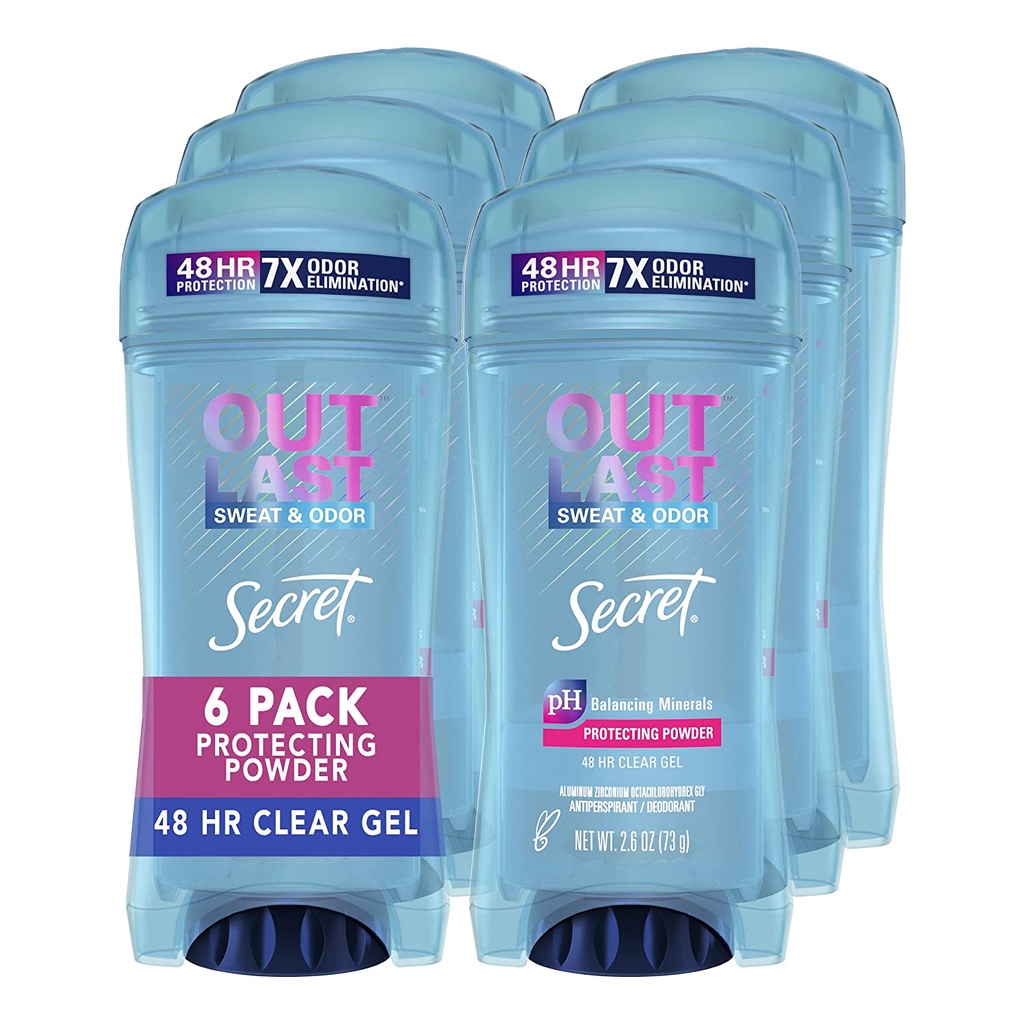 Gel khử mùi SECRET Mỹ giảm tiết mồ hôi  khô thoáng cho nữ