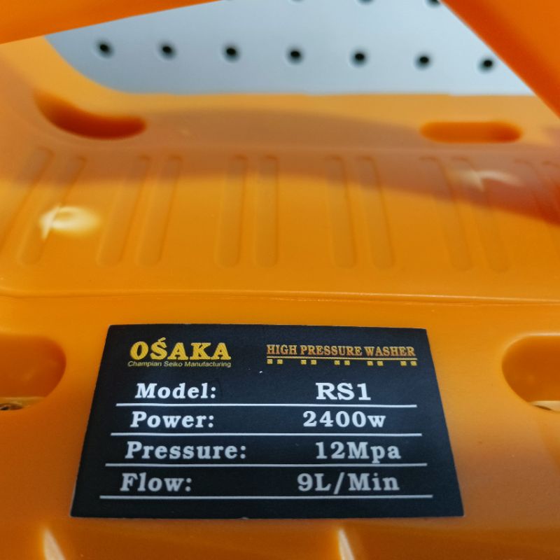 Máy rửa xe mini gia đình 2400W điện 220V OSAKA - RS1 motor dây đồng _ bảo hành 12 tháng