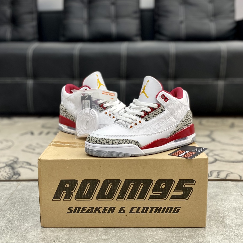Giày thể thao sneaker (JD_340) J3 “Cardinal” RED