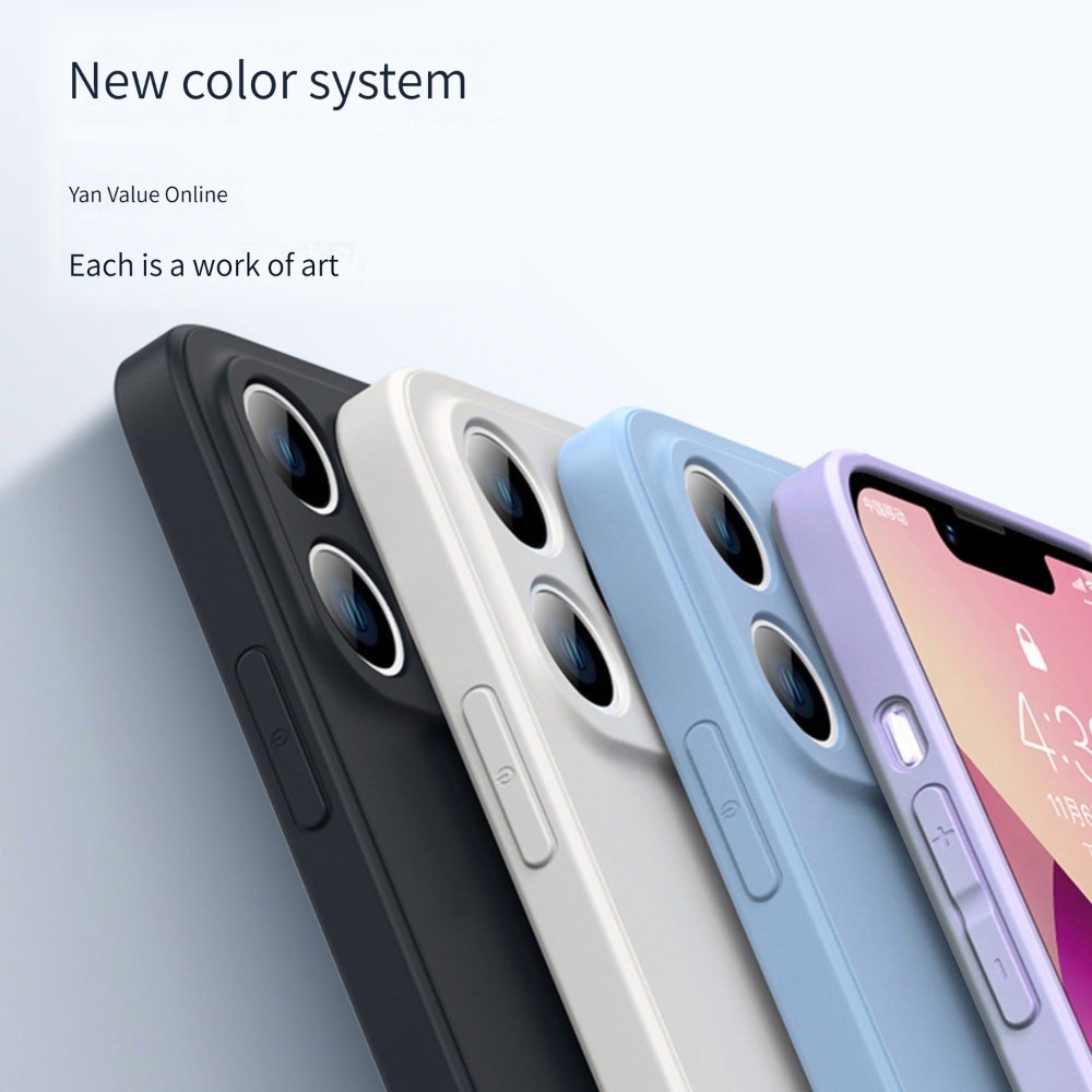 Ốp Lưng silicone DẻO MàU Trơn Cho iPhone 6 6s 7 8 Plus X XR XS Max 11 12 13 14 Pro Max