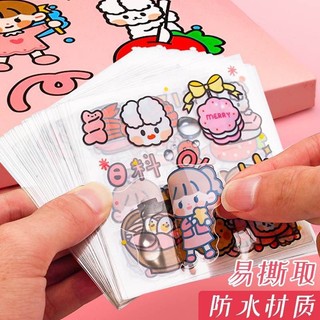 [ SIÊU RẺ] Sticker hình dán dễ thương trang trí cốc, vở, case,...🌈🌈