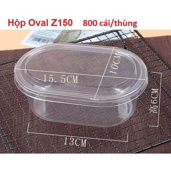 100 Hộp Đựng Bánh Oval