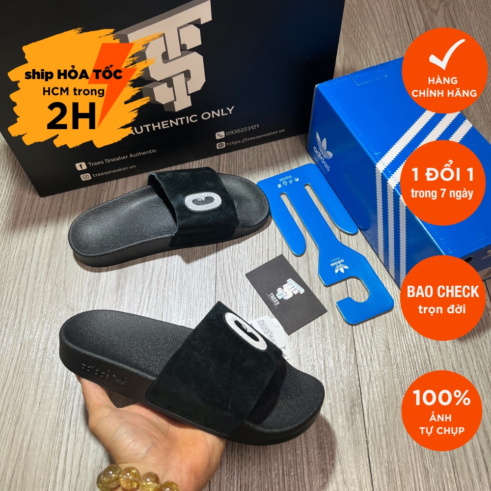 Dép ADIDAS ADILETTE CARTOON EYE CORE BLACK DA9017