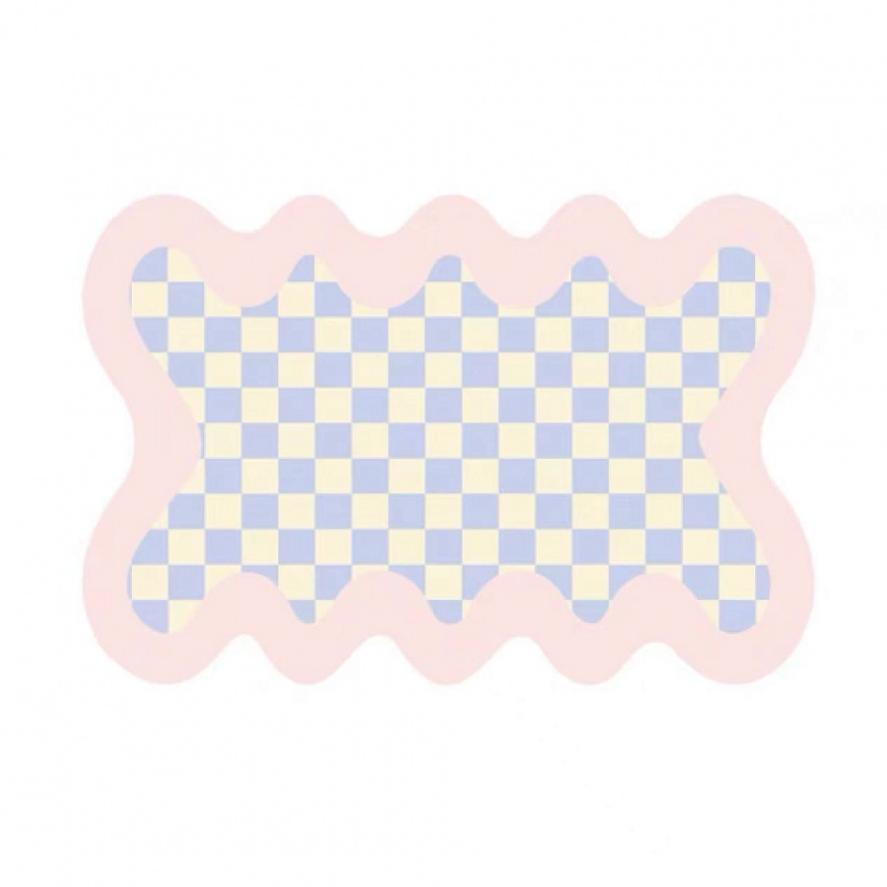 Thảm Lót Sàn Phòng Khách / Ngủ Họa Tiết Hoa Nhiều Màu Sắc