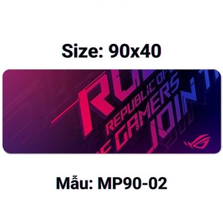 Lót chuột lớn, bàn di chuột asus rog, 80x30 chống trượt & êm ái