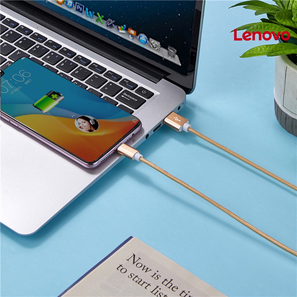 Dây cáp sạc truyền dữ liệu LENOVO USB 2A thích hợp cho Android