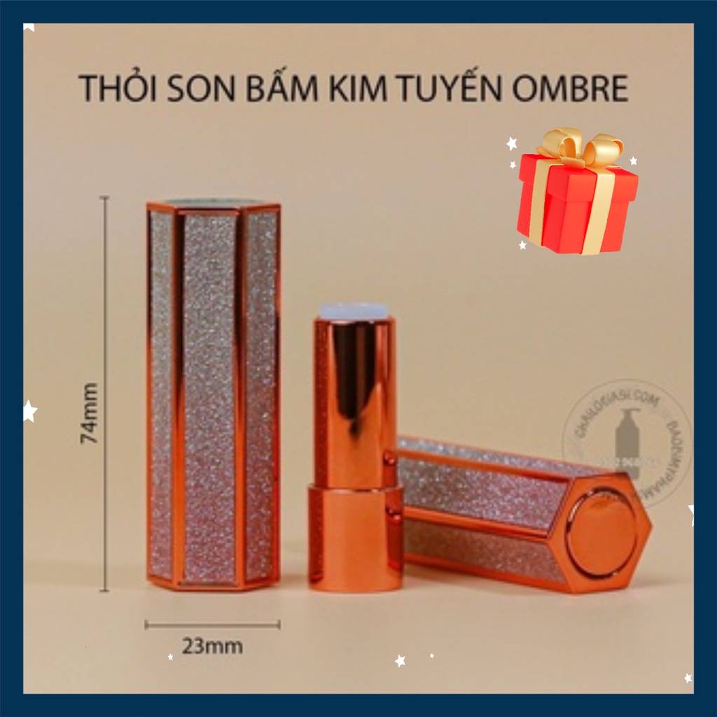 THỎI SON RỖNG BẤM LỤC GIÁC