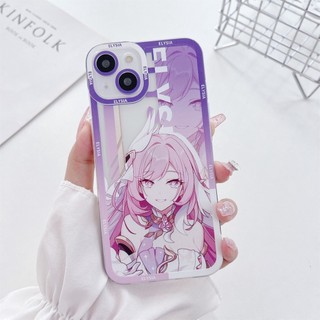 Ốp Điện Thoại Trong Suốt Màu Laser Họa Tiết Game Elysia 3 Chiều Cho iPhone 14 13 12 11 pro promax x xs xsmax xr 7 8 plus
