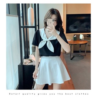 ÁO SƠ MI CỔ THẮT NƠ HARA