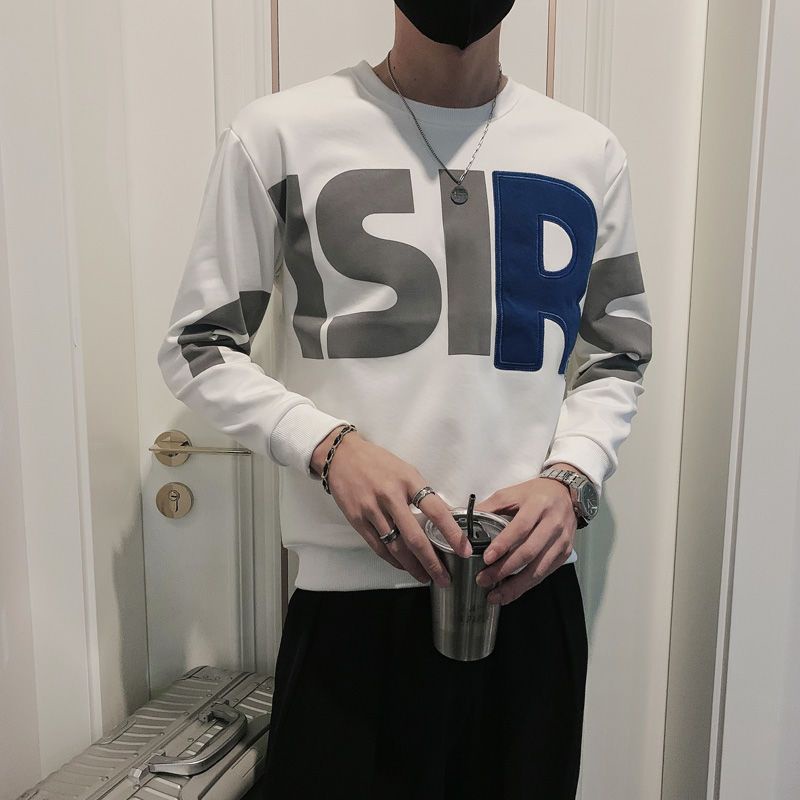 Áo Sweater Cotton Dài Tay Thời Trang Thu Đông Dành Cho Nam