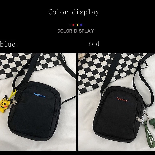 Túi Đeo Chéo Một Bên Vai Kích Thước Nhỏ Nhẹ Đơn Giản Hợp Thời Trang Phong Cách Nhật Bản Cho Nam Và Nữ