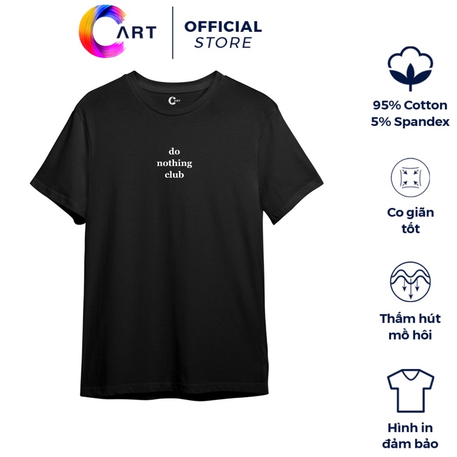 Áo thun đẹp unisex form rộng basic C-Art TS01-00454