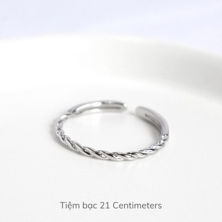 Nhẫn bạc Jizz Nhẫn bạc Tiệm bạc 21Centimeters