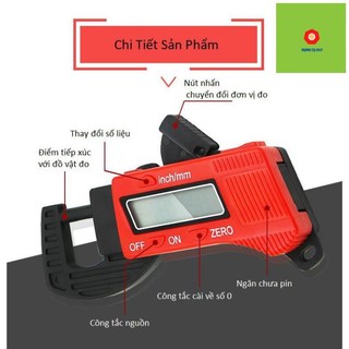 Thước kẹp điện tử mini 0-12,7 (mm)