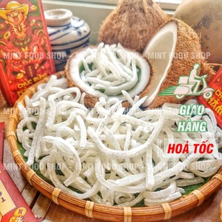 Mứt Dừa Non Thanh Điệp Dạng Sợi Đũa Vị Vani Truyền Thống - Lon 450Gr