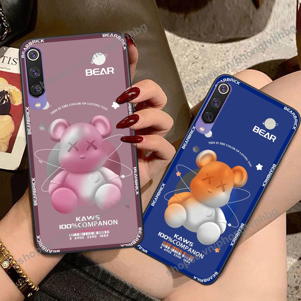 Ốp lưng Xiaomi Mi 9 / MI 9 SE BEARBRICK, KAWS nhiều mẫu chất cute mới nhất hot