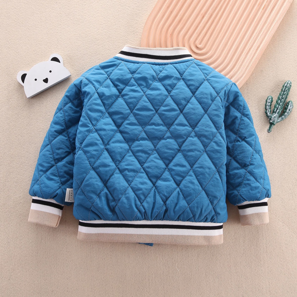 Áo Khoác Bóng Chày Bằng Vải Cotton Thời Trang Thu Đông 2022 Phong Cách Mới Cho Bé Trai