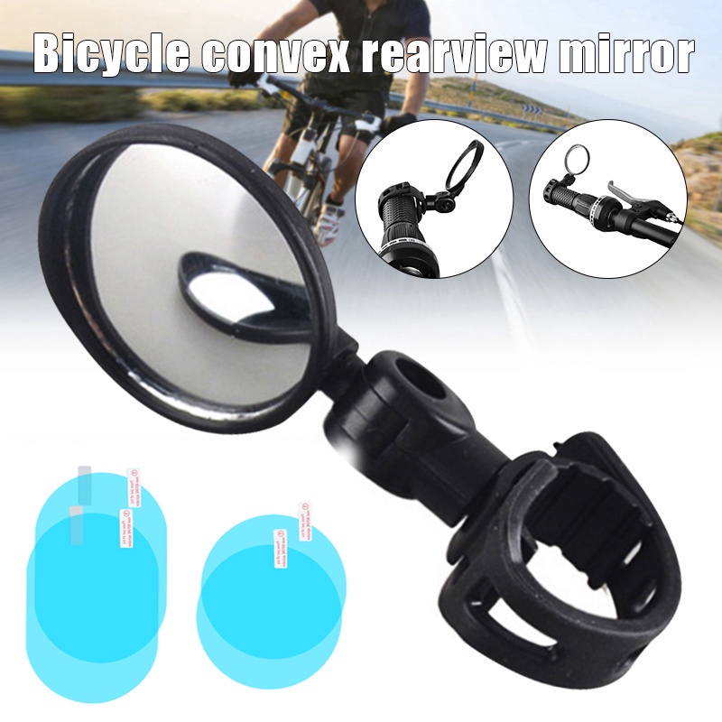 1 / 2 Chiếc 360° Gương Chiếu Hậu Góc Rộng Gắn Tay Lái Trái / Phải Thông Dụng Có Thể Điều Chỉnh Cho Xe Đạp MTB