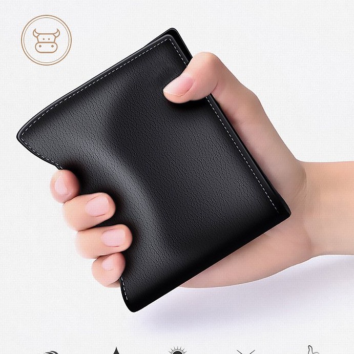 Ultra Ví Ngắn Siêu Mỏng Đa Năng Thời Trang Cho Nam