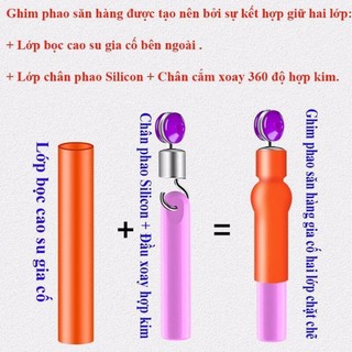 SET 10 CHÂN CẮM PHAO/ GHIM PHAO SĂN HÀNG CÂU ĐÀI CAO CẤP