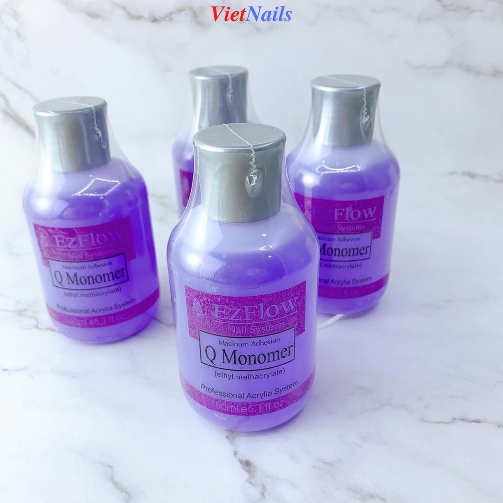 Dung Dịch Tím Đắp Bột Móng Tay, Nặn Hoa Dung Tích 150ml