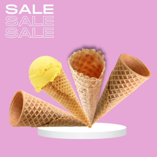 Vỏ ốc quế que kem ngon giòn siêu thơm