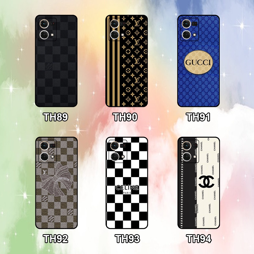 Ốp Oppo Reno 7 4G / Reno 7 5G / Reno 7Z 5G in hình thương hiệu thời trang cá tính LV,GC...