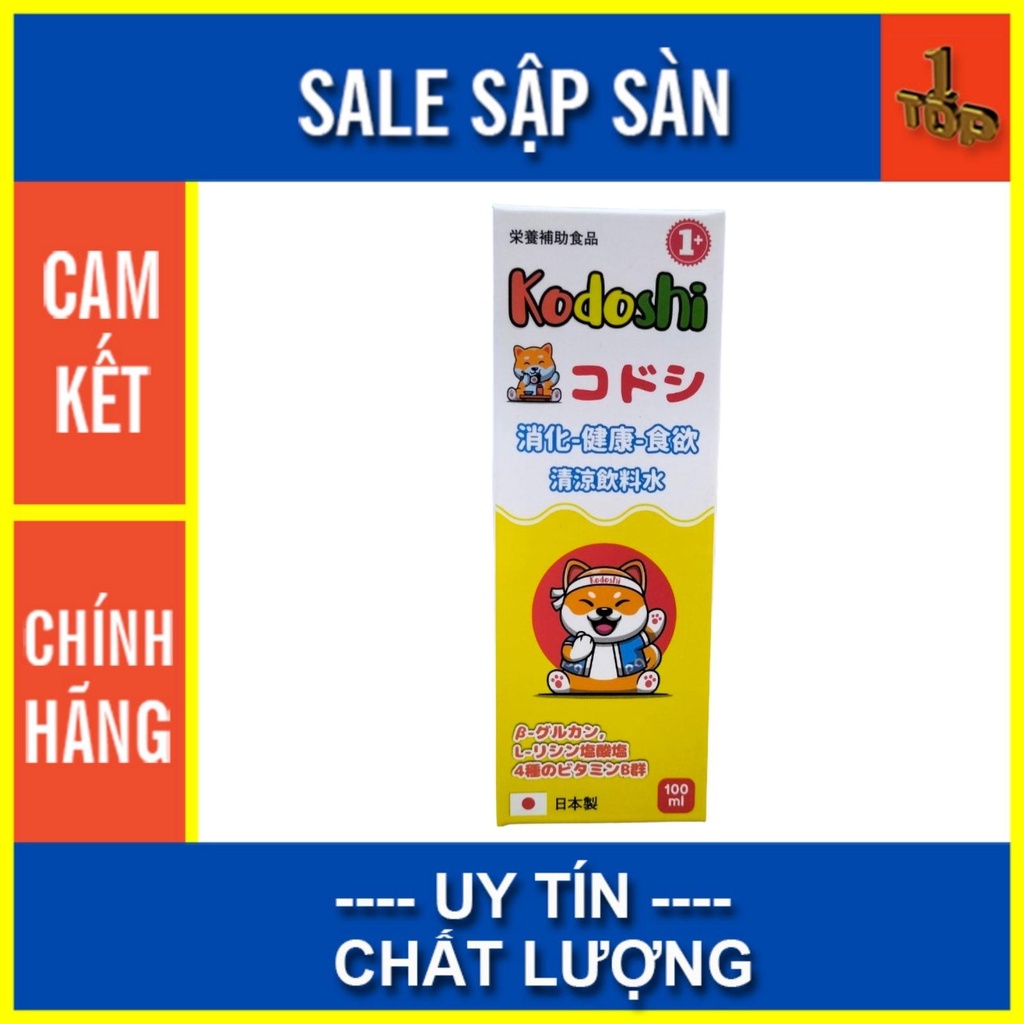 Kodoshi - Hỗ Trợ Tăng Sức Đề Kháng & Ăn Ngon Miệng - Hộp 100ml - Top 1 Pharmacy