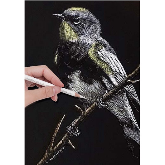 Chì Than Raffine Đen/ Trắng/ Nâu Cây Lẻ của marco , chì phác thảo, chân dung - TIỆM NHÀ MILK