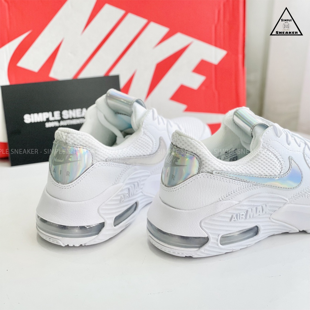 Giày Thể Thao Nữ Nike Air Max Excee 🔴CHÍNH HÃNG🔴 Giày Sneaker Nike Air Max Excee White Hologram - Simple Sneaker